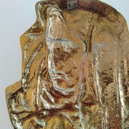 Bronze sculpture used with minor dents