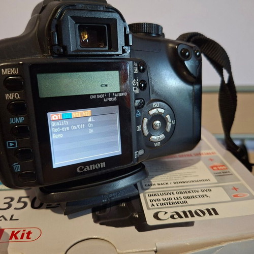 Canon EOS 350D Kit with 2 Lenses and Professional B+W IR Filter like new
