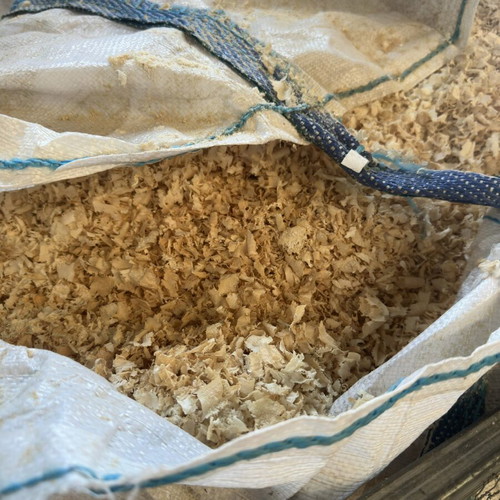 Fir wood shavings 35 kg bag new for heating or bedding