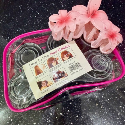 Hair Roller Set new with clip gift