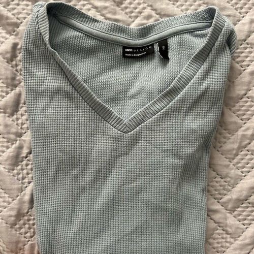 T-shirt blouse Asos turquoise like new, size XS