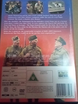 Dad's Army The Movie DVD като нов, екшън приключение, субтитри