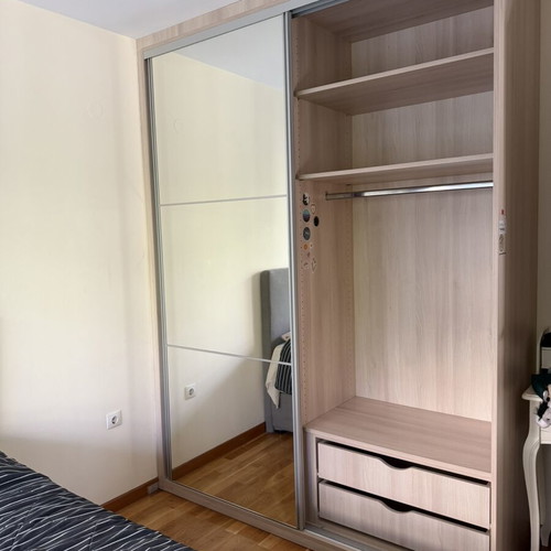 Wardrobe 1.83x0.65 m sliding door with mirror