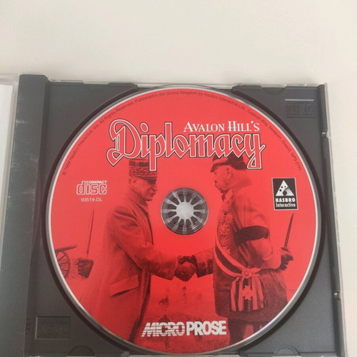 Avalon Hill's Diplomacy PC game like new, strategy
