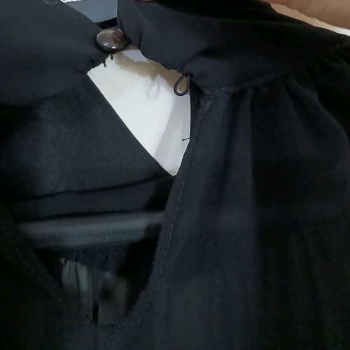 Women's black sheer blouse like new Lost & Found