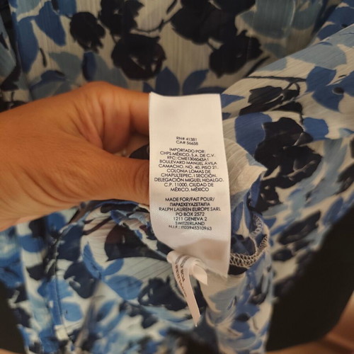 Chaps vintage shirt by Ralph Lauren, lightweight floral design