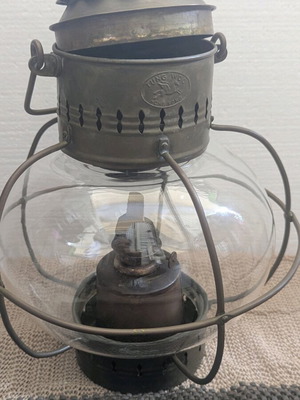 Tung Woo nautical lantern used onion globe brass type