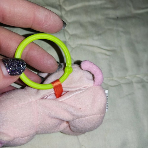 Small plush used with pouch and ring