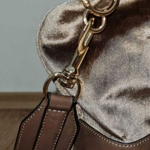 Migato shoulder bag new, brown and gold