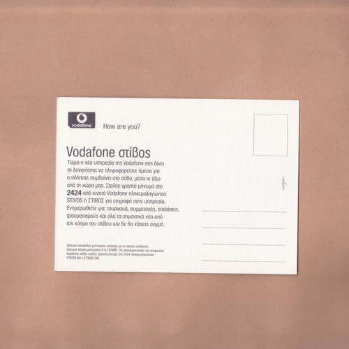 UpSet! Vodafone Sponsor of National Track Team 2001-2004 like new