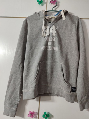 Admiral hoodie sweatshirt medium like new, grey and blue