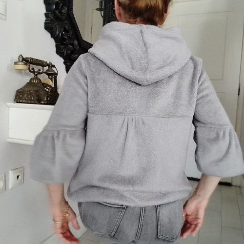Vintage fleece jacket Aggressive Sprider like new, gray, size M