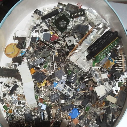 Various used computer parts for spare components