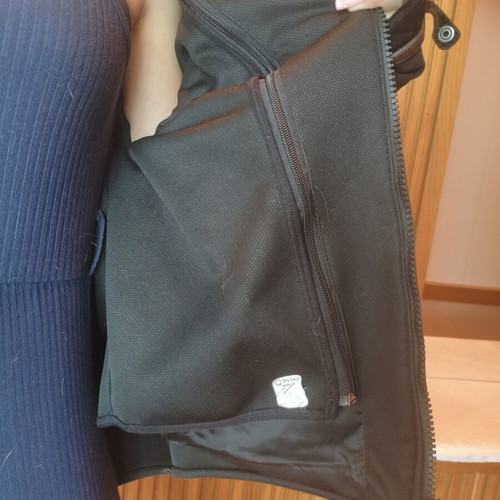 Motorcycle jacket used with hard protectors and leather
