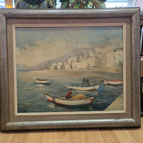 Williams oil on canvas painting used