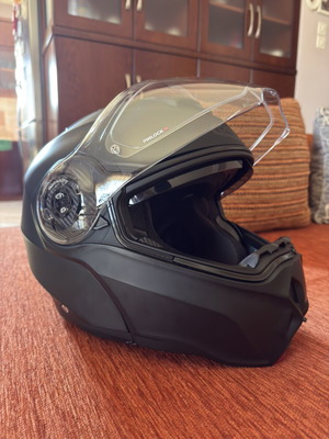 Caberg Duke Evo helmet like new, size Small, black matt, flip up