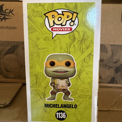 Funko POP Michelangelo Teenage Mutant Ninja Turtles vinyl figure like new