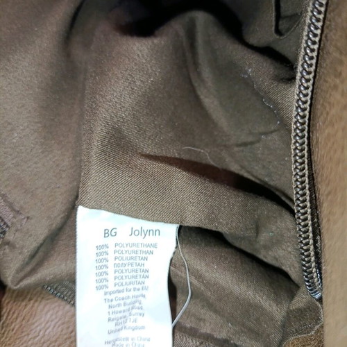 Brown shoulder bag like new made of eco leather