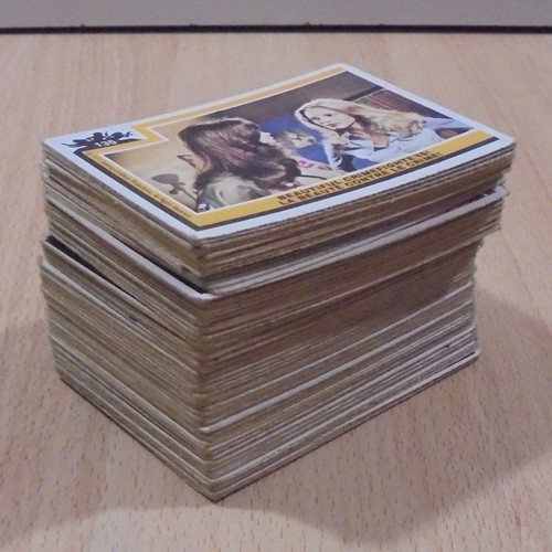 Charlie's Angels collectible cards used, pack of 117, 1977 series