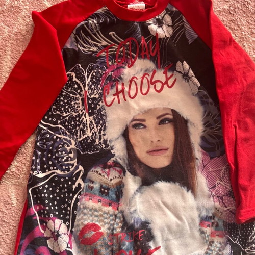 Children's blouse like new, red, size 104 cm for 4 years old