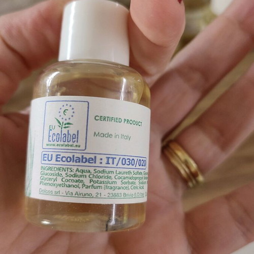 Ecological Italian care products set of 5 like new, travel size