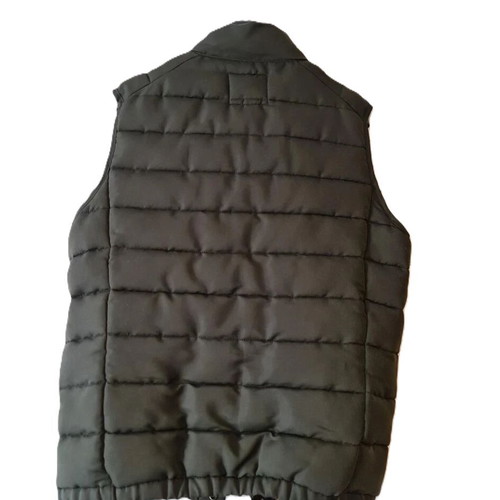 Pull & Bear puffer-style vest, dark green, size L/XL