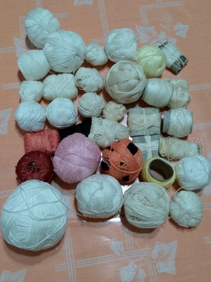 Yarns for crochet and lace like new