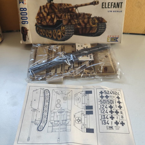 ESCI German Tank Destroyer Elefant model kit 1/72 scale