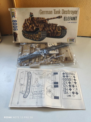 ESCI German Tank Destroyer Elefant model kit 1/72 scale