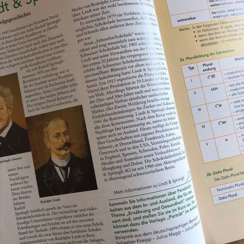 Aspekte coursebook used, level B1+ German language