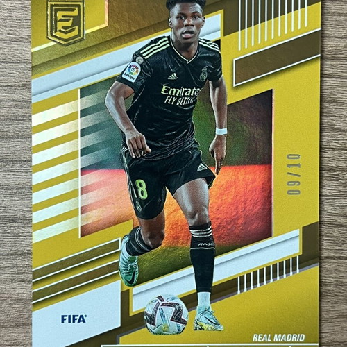 2022-23 Panini Donruss Elite FIFA Soccer Aurélien Tchouaméni Gold Card like new