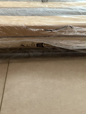Folding single bed with mattress