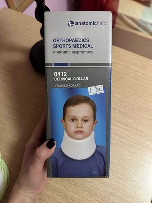 Anatomic cervical collar child like new