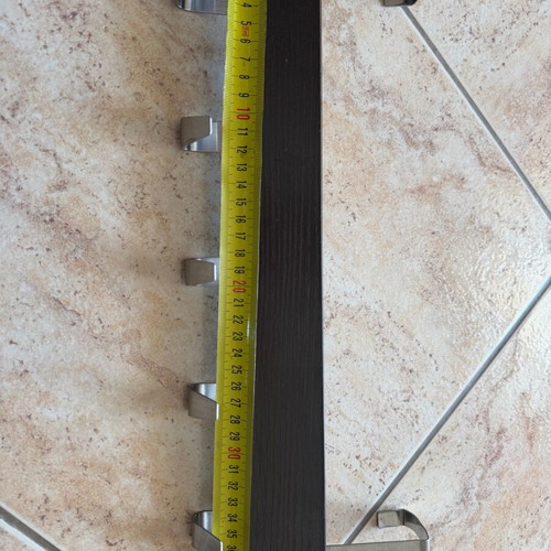 Wooden wenge hanger for door or wall used, 38 cm