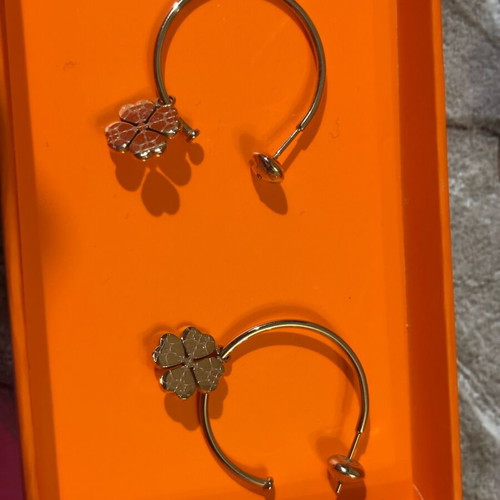 Folli Follie gold multifunctional hoop earrings like new