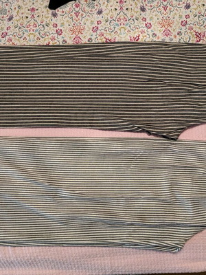 Two striped ALE small pants like new