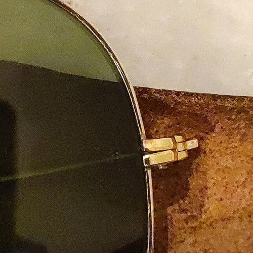Ray Ban Bullet Hole Aviator sunglasses Bausch & Lomb lenses, made in USA, vintage