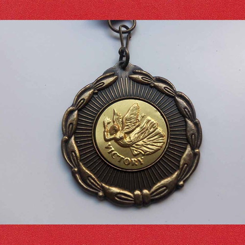 Commemorative participation medal in sports used, diameter 6 cm