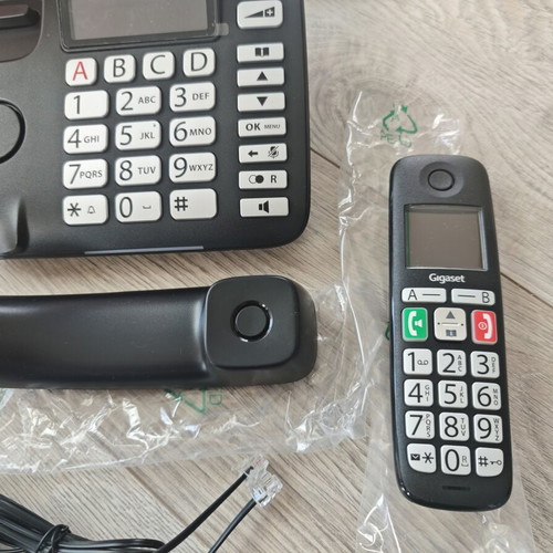 Gigaset Easy Combo DL780 Plus Home Phone and Cordless Handset New