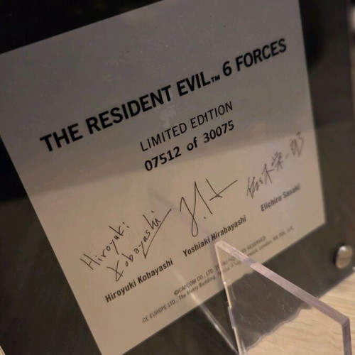 Resident Evil 6 Forces collectible medals like new