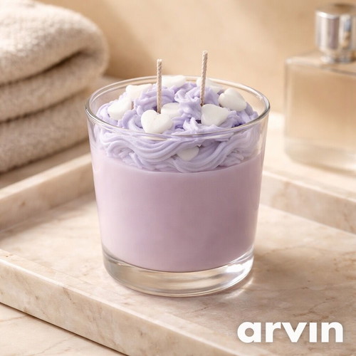 Handmade soy candle new with gardenia and white musk scent
