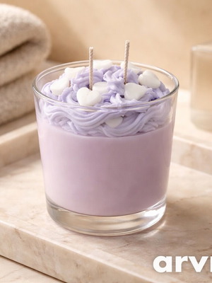 Handmade soy candle new with gardenia and white musk scent
