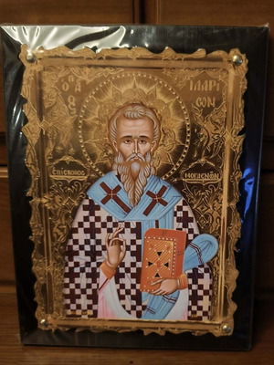 Icon of Saint Ilarion of Moglena new from Aridaia Pella Monastery