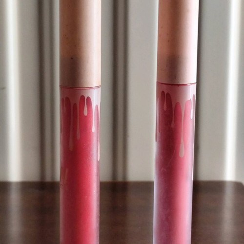 KKW by Kylie cosmetics used packaging with two pieces