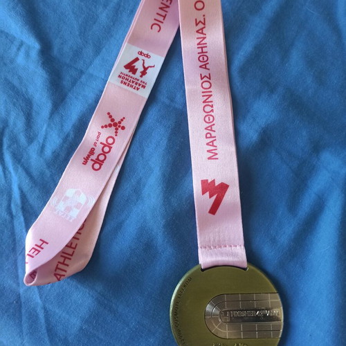 Athens Kids Marathon Medal authentic 42nd edition new