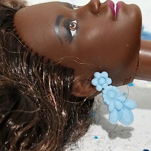 Barbie Fashionistas Fancy Flowers nude used with flaws