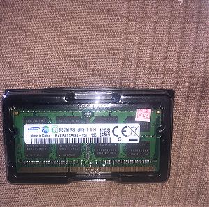 Samsung 8GB DDR3 1600MHz 2Rx8 PC3L-12800S SODIMM 1.35V - καινουρια στο κουτί της