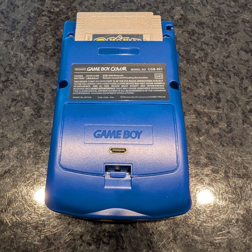 Nintendo Game Boy Color with IPS screen, lithium battery, type-c charger like new