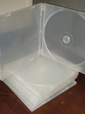 ΘΗΚΕΣ ΓΙΑ CD-DVD PP SLIM 5mm ΔΙΑΦΑΝΕΙΣ 50 τεμ