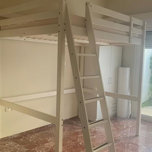 IKEA STORÅ loft bed frame like new, white, 140x200 cm
